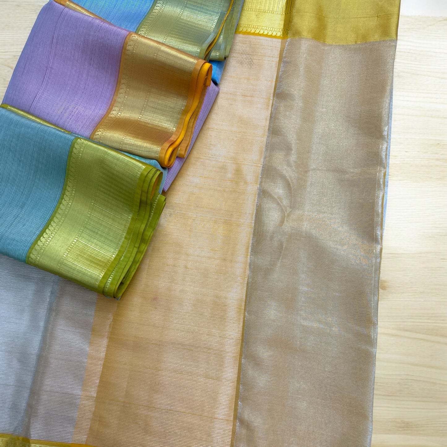 Rani Mukherji Inspired Tissue Semi Silk Saree