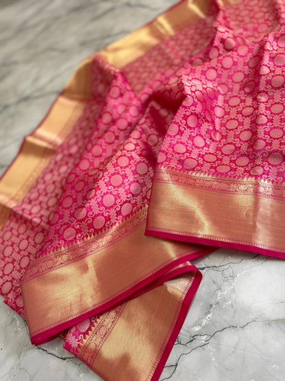 Celebrity Inspired Semi Silk Saree