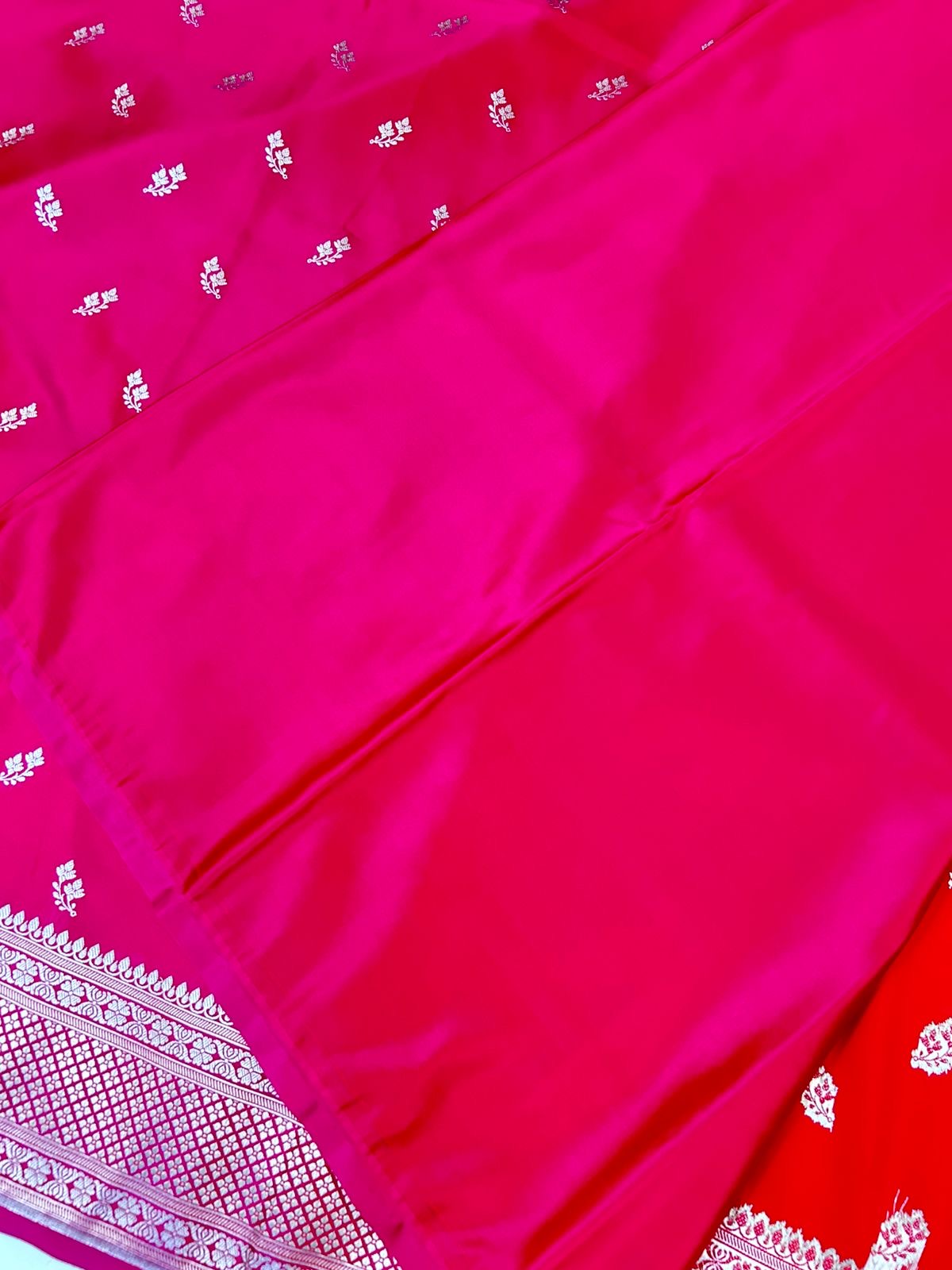 Premium Rich Rani Pink Mashroo Katan Banarasi Silk Saree