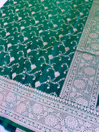 Elegant Rich Mashroo Katan Banarasi Silk Saree with Premium Zari Weaving