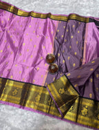 THE ROYAL LAVENDER KATAN SILK BANARASI SAREE