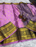 THE ROYAL LAVENDER KATAN SILK BANARASI SAREE
