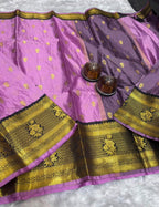 THE ROYAL LAVENDER KATAN SILK BANARASI SAREE