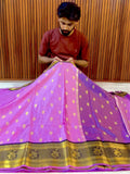 THE ROYAL PINK KATAN SILK BANARASI SAREE
