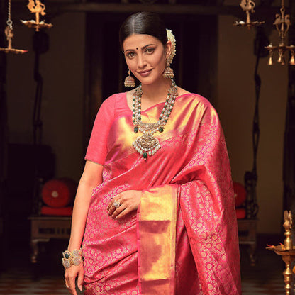 Celebrity Inspired Semi Silk Saree