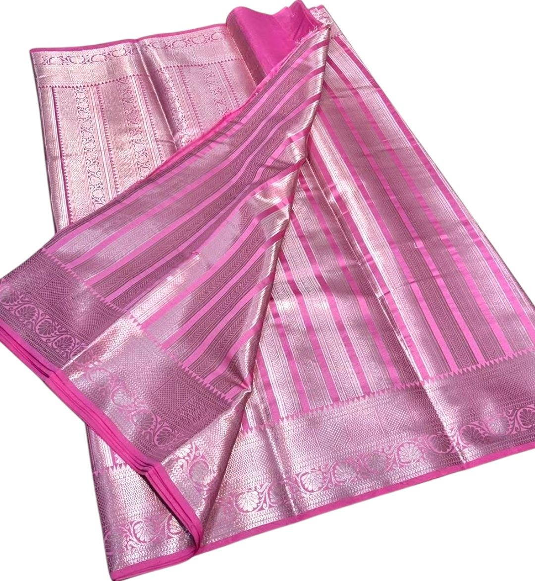 Celebrity Inspired Banarasi Semi Soft Silk Saree