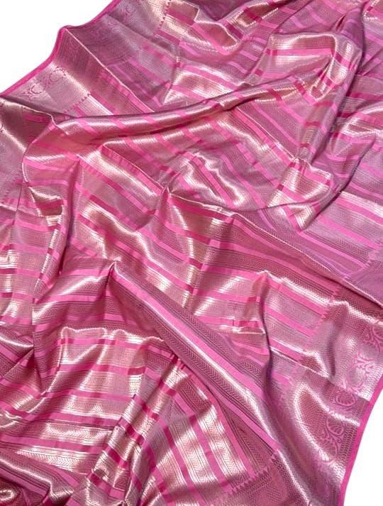 Celebrity Inspired Banarasi Semi Soft Silk Saree