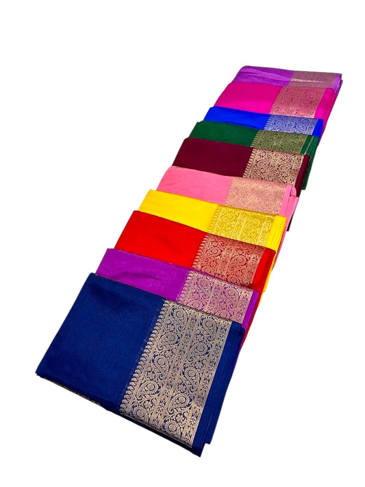 A Luxurious Banarasi Semi Warm Silk Saree