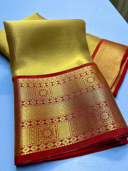 Exclusive Gold Tissue Saree