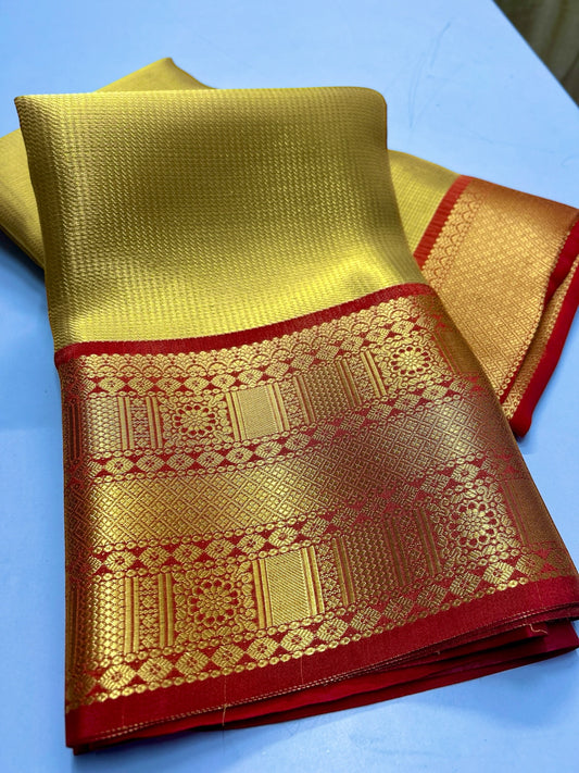 Exclusive Gold Tissue Saree