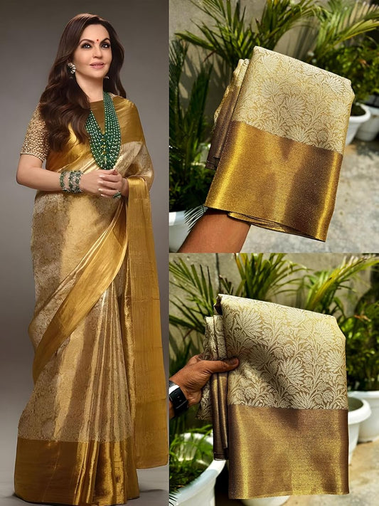 Nita Ambani Inspired Tissue Saree