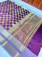THE ROYAL MAROON BANARASI KATAN SILK SAREE