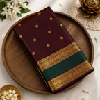 THE ROYAL MAROON BANARASI KATAN SILK SAREE