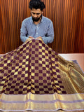 THE ROYAL MAROON BANARASI KATAN SILK SAREE